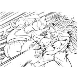 Раскраска: Dragon Ball Z (мультфильмы) #38583 - Бесплатные раскраски для печати