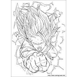 Раскраска: Dragon Ball Z (мультфильмы) #38613 - Бесплатные раскраски для печати