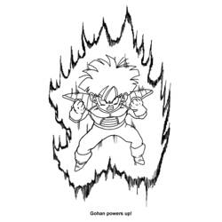 Раскраска: Dragon Ball Z (мультфильмы) #38708 - Бесплатные раскраски для печати