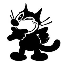 Раскраска: Кот феликс (мультфильмы) #47897 - Бесплатные раскраски для печати