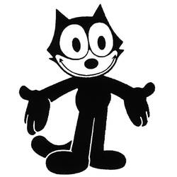 Раскраска: Кот феликс (мультфильмы) #47924 - Бесплатные раскраски для печати