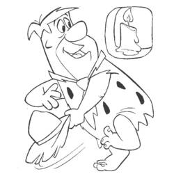 Раскраска: Флинстоуны (мультфильмы) #29535 - Бесплатные раскраски для печати
