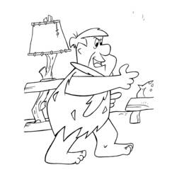 Раскраска: Флинстоуны (мультфильмы) #29539 - Бесплатные раскраски для печати