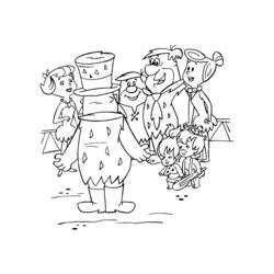 Раскраска: Флинстоуны (мультфильмы) #29556 - Бесплатные раскраски для печати