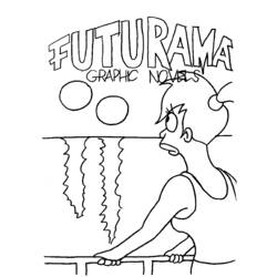 Раскраска: Футурама (мультфильмы) #48402 - Бесплатные раскраски для печати