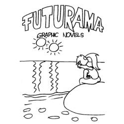 Раскраска: Футурама (мультфильмы) #48419 - Бесплатные раскраски для печати