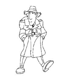 Раскраска: Инспектор Гаджет (мультфильмы) #38875 - Бесплатные раскраски для печати