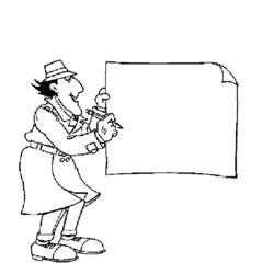 Раскраска: Инспектор Гаджет (мультфильмы) #38890 - Бесплатные раскраски для печати