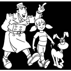 Раскраска: Инспектор Гаджет (мультфильмы) #38894 - Бесплатные раскраски для печати