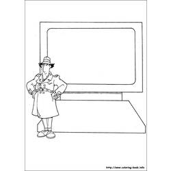 Раскраска: Инспектор Гаджет (мультфильмы) #38953 - Бесплатные раскраски для печати