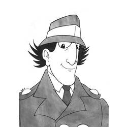 Раскраска: Инспектор Гаджет (мультфильмы) #39003 - Бесплатные раскраски для печати