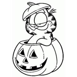 Раскраска: Garfield (мультфильмы) #26125 - Бесплатные раскраски для печати