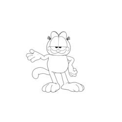 Раскраска: Garfield (мультфильмы) #26126 - Бесплатные раскраски для печати