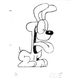 Раскраска: Garfield (мультфильмы) #26304 - Бесплатные раскраски для печати