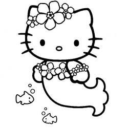 Раскраска: Привет котенок (мультфильмы) #36728 - Бесплатные раскраски для печати