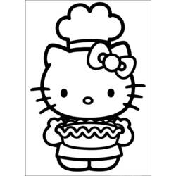 Раскраска: Привет котенок (мультфильмы) #36771 - Бесплатные раскраски для печати