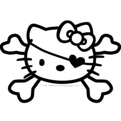 Раскраска: Привет котенок (мультфильмы) #36820 - Бесплатные раскраски для печати