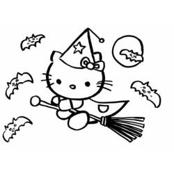 Раскраска: Привет котенок (мультфильмы) #36890 - Бесплатные раскраски для печати