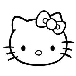 Раскраска: Привет котенок (мультфильмы) #36958 - Бесплатные раскраски для печати