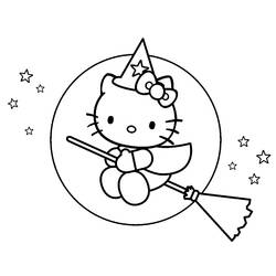 Раскраска: Привет котенок (мультфильмы) #37109 - Бесплатные раскраски для печати