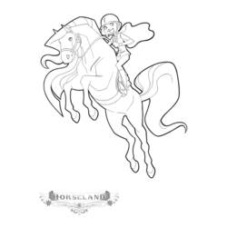 Раскраска: Horseland (мультфильмы) #53842 - Бесплатные раскраски для печати