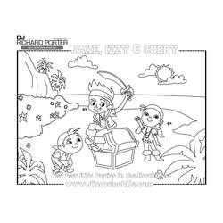 Раскраска: Джейк и Пираты Воображаемой Страны (мультфильмы) #42513 - Бесплатные раскраски для печати
