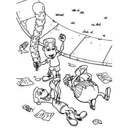 Раскраска: Джимми Нейтрон (мультфильмы) #48890 - Бесплатные раскраски для печати