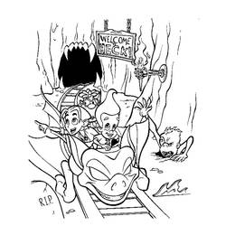 Раскраска: Джимми Нейтрон (мультфильмы) #48907 - Бесплатные раскраски для печати