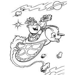 Раскраска: Джимми Нейтрон (мультфильмы) #48915 - Бесплатные раскраски для печати