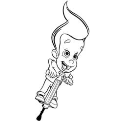 Раскраска: Джимми Нейтрон (мультфильмы) #48923 - Бесплатные раскраски для печати