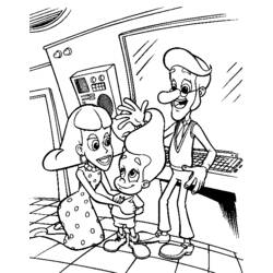Раскраска: Джимми Нейтрон (мультфильмы) #48924 - Бесплатные раскраски для печати