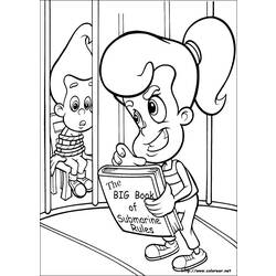 Раскраска: Джимми Нейтрон (мультфильмы) #49070 - Бесплатные раскраски для печати