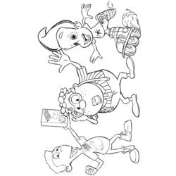 Раскраска: Джимми Нейтрон (мультфильмы) #49098 - Бесплатные раскраски для печати