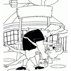 Раскраска: Джонни Браво (мультфильмы) #35244 - Бесплатные раскраски для печати