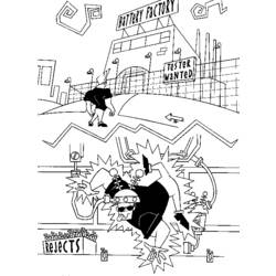 Раскраска: Джонни Браво (мультфильмы) #35247 - Бесплатные раскраски для печати