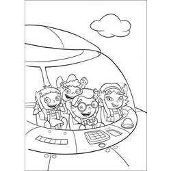 Раскраска: Маленький Эйнштейн (мультфильмы) #45709 - Бесплатные раскраски для печати