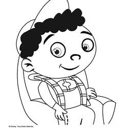 Раскраска: Маленький Эйнштейн (мультфильмы) #45787 - Бесплатные раскраски для печати