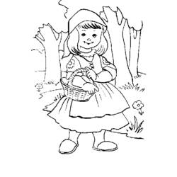 Раскраска: Красная Шапочка (мультфильмы) #49185 - Бесплатные раскраски для печати