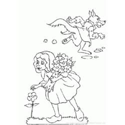 Раскраска: Красная Шапочка (мультфильмы) #49193 - Бесплатные раскраски для печати