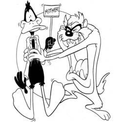 Раскраска: Looney Tunes (мультфильмы) #39180 - Бесплатные раскраски для печати