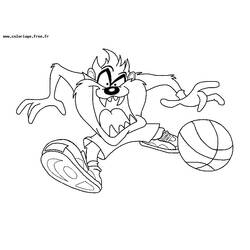 Раскраска: Looney Tunes (мультфильмы) #39200 - Бесплатные раскраски для печати