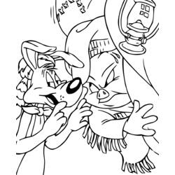 Раскраска: Looney Tunes (мультфильмы) #39236 - Бесплатные раскраски для печати