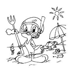 Раскраска: Looney Tunes (мультфильмы) #39312 - Бесплатные раскраски для печати