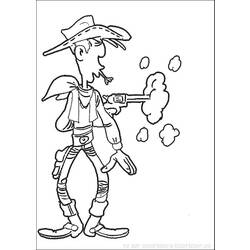 Раскраска: Счастливчик люк (мультфильмы) #25510 - Бесплатные раскраски для печати
