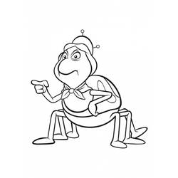 Раскраска: Майя пчела (мультфильмы) #28229 - Бесплатные раскраски для печати