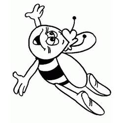Раскраска: Майя пчела (мультфильмы) #28250 - Бесплатные раскраски для печати