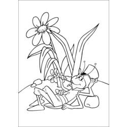Раскраска: Майя пчела (мультфильмы) #28329 - Бесплатные раскраски для печати