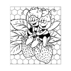 Раскраска: Майя пчела (мультфильмы) #28346 - Бесплатные раскраски для печати