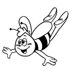 Раскраска: Майя пчела (мультфильмы) #28393 - Бесплатные раскраски для печати