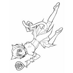 Раскраска: Mew Mew Power (мультфильмы) #46200 - Бесплатные раскраски для печати